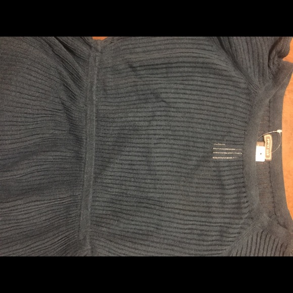 Point Sur Ribbed Sweater Dress Teal Small - Picture 4 of 8